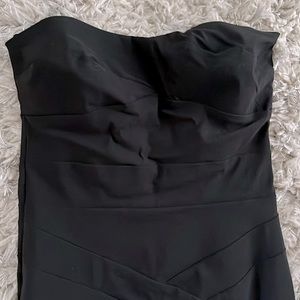 ZARA BLACK TUBE  MINI DRESS STRAPLESS